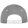 Бейсболка "New Castle" 6-ти панельная, серый/белый
