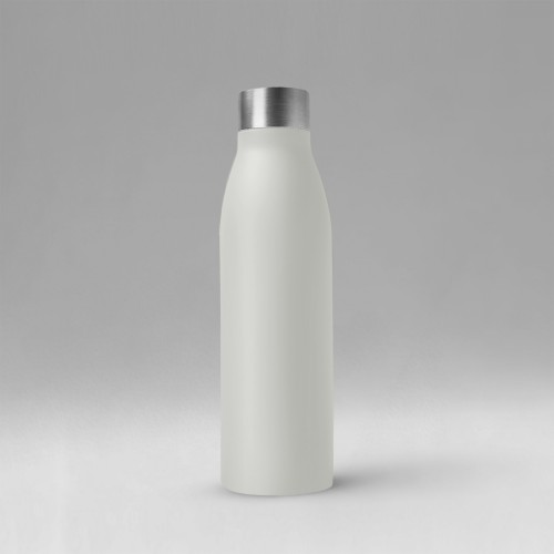 Стальная бутылка "Rely", 650 мл, дымчато-белый  (off white)