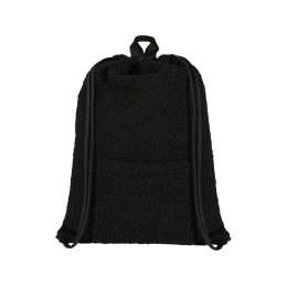 Шерпа рюкзак со шнурком из переработанной шерпы GRS объемом 9 л, черный