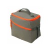Изотермическая сумка-холодильник "Neo Classic" c контрастной молнией, серый/оранжевый
