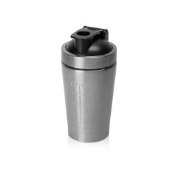 Спортивный шейкер из нержавеющей стали Top Up, 500 мл, серебристый