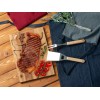 Набор BBQ Grill Master из двух приборов с деревянными ручками