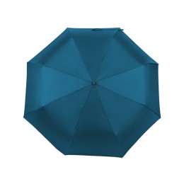 Зонт-полуавтомат Roof с куполом из переработанного пластика, морская волна 3025C