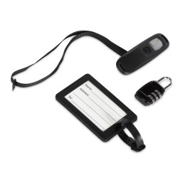 Набор для путешествия: весы, замок, бирка "World"