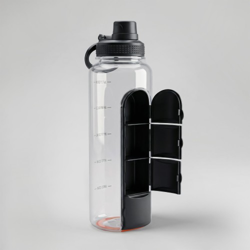 Бутылка для воды «Electrolyte», черный