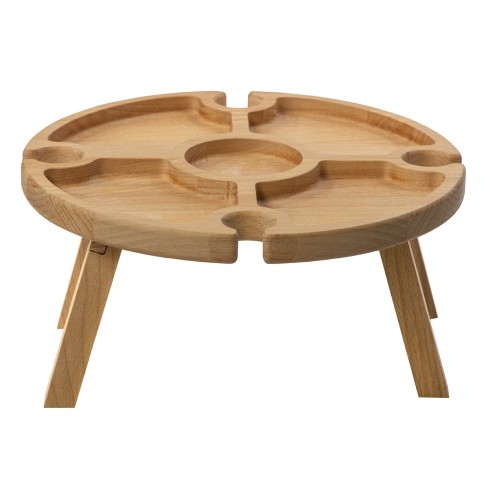 Деревянный столик на складных ножках "Outside party"