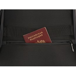 Рюкзак Glam для ноутбука 15'' из мягкой экокожи, черный