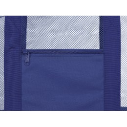 Сумка для шопинга и пляжа «Coolmesh» с изотермическим отделением внизу, синий