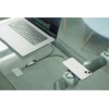 Ремешок-держатель для телефона с зарядным кабелем USB-C - USB-C «Lany Wristband Charge Eco», серый