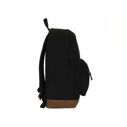Рюкзак Shammy с эко-замшей для ноутбука 15", черный