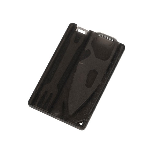 Мультиинструмент с ножом и вилкой "Hungry", черный