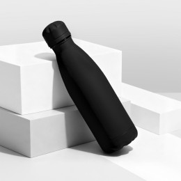Вакуумная термобутылка "Vacuum bottle C1", soft touch, 500 мл, черный