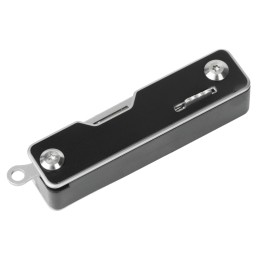 Мультитул-складной Canto 10-в-1 с защитным фиксатором, серебристый/черный