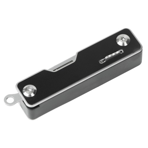 Мультитул-складной Canto 10-в-1 с защитным фиксатором, серебристый/черный