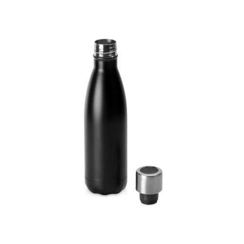 Вакуумная термобутылка с УФ-стерилизацией "Photon", черный, 500 мл
