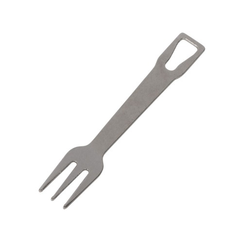 Мультиинструмент с ножом и вилкой "Hungry", черный