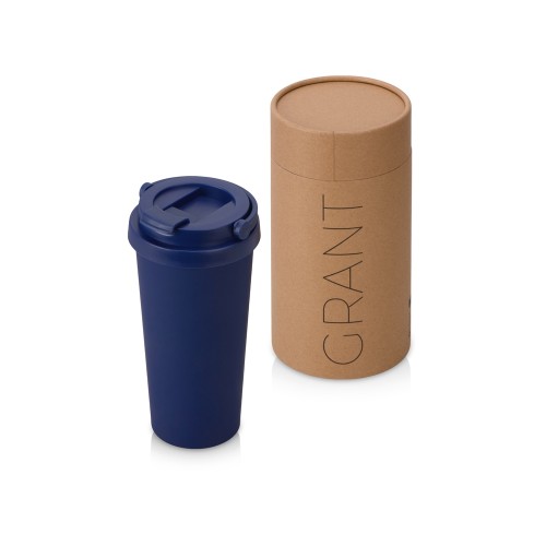 Термокружка Grant, 473мл, тубус, темно-синий