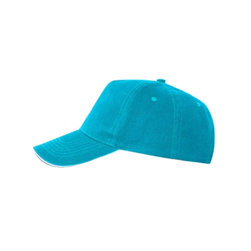 Бейсболка "Eris" унисекс, бирюзовый