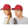 Бейсболка "New York" 5-ти панельная, красный