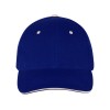 Бейсболка "New Castle" 6-ти панельная, кл синий/натуральный