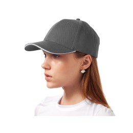 Бейсболка «Cancun», темно-серый/белый