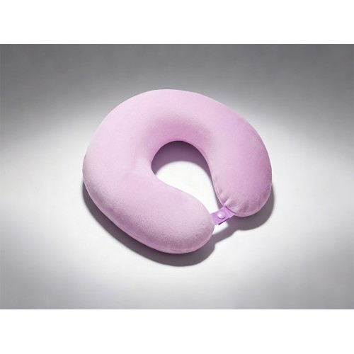 Подушка Basic из микрофибры с эффектом памяти U-shape, розовый NEW