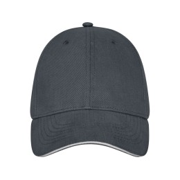 Бейсболка Darton, 6 панелей, storm grey