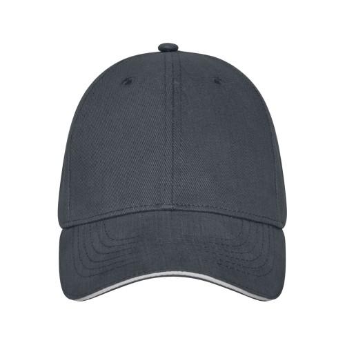 Бейсболка Darton, 6 панелей, storm grey