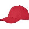 Бейсболка Davis, 6 панелей, красный
