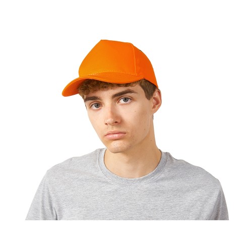 Бейсболка "New York" 5-ти панельная, оранжевый