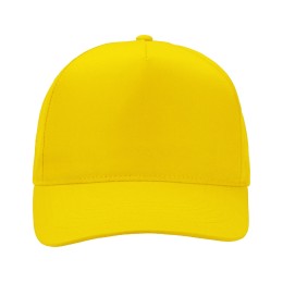 Бейсболка "Poly" 5-ти панельная 120 гр, желтый