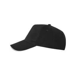 Бейсболка "Eris" унисекс, черный