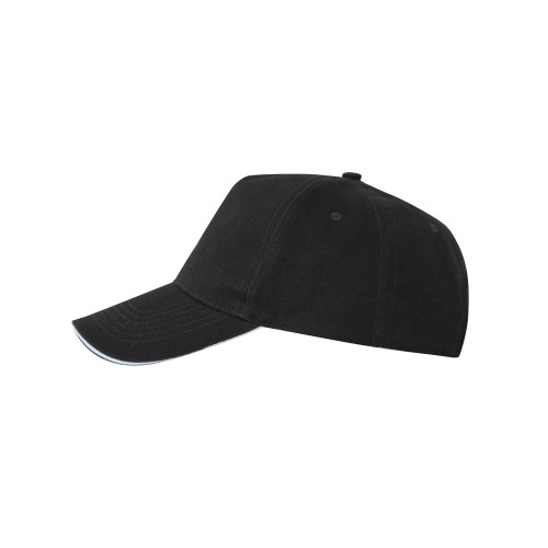 Бейсболка "Eris" унисекс, черный