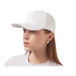 Кепка со светоотражающим кантом, белый