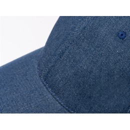 Бейсболка 6 панельная ISBUD из переработанной джинсовой ткани