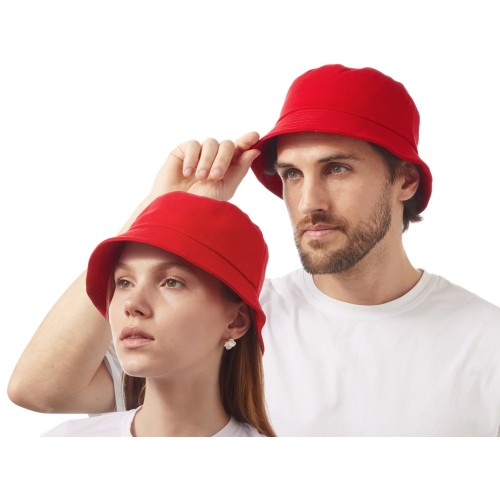 Панама «Manila», унисекс, красный