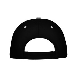 Бейсболка "Panel" унисекс, черный