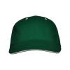 Бейсболка "Panel" унисекс, бутылочный зеленый