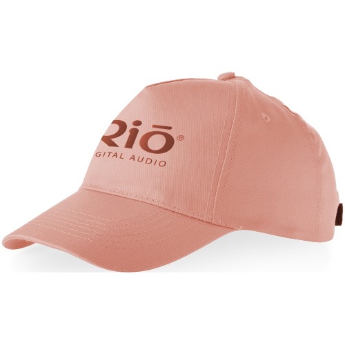 Бейсболка "Memphis" 5-ти панельная 165 гр, лососевый