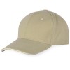 Бейсболка "New Castle F" 6-ти панельная, оливковый/натуральный