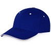 Бейсболка "New Castle" 6-ти панельная, кл синий/натуральный