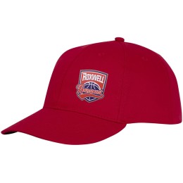 Шестипанельная кепка Ares, красный