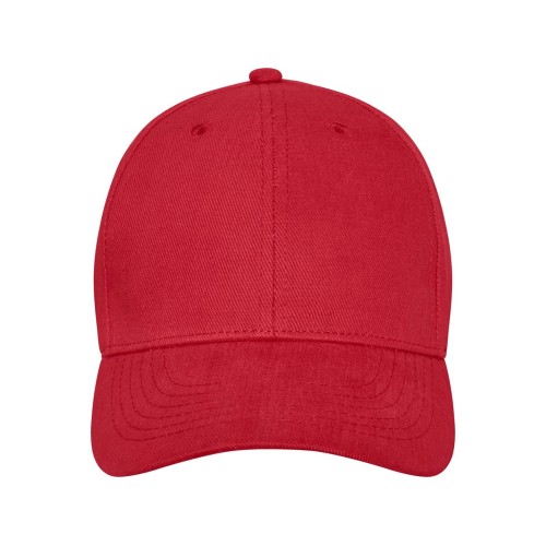Бейсболка Davis, 6 панелей, красный