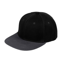 Бейсболка с прямым козырьком «Los Angeles 2.0», черный/серый меланж