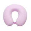 Подушка Basic из микрофибры с эффектом памяти U-shape, розовый NEW