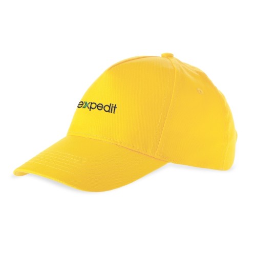 Бейсболка "Memphis" 5-ти панельная 165 гр, желтый