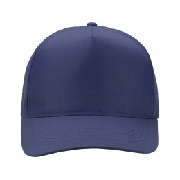 Бейсболка "Poly" 5-ти панельная 120гр, темно-синий
