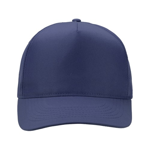 Бейсболка "Poly" 5-ти панельная 120гр, темно-синий