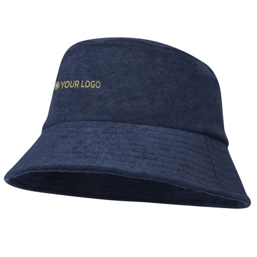 Панама Melo из переработанного махрового материала, сертифицированного GRS - Темно - синий