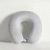 Подушка Basic из микрофибры с эффектом памяти U-shape, серый